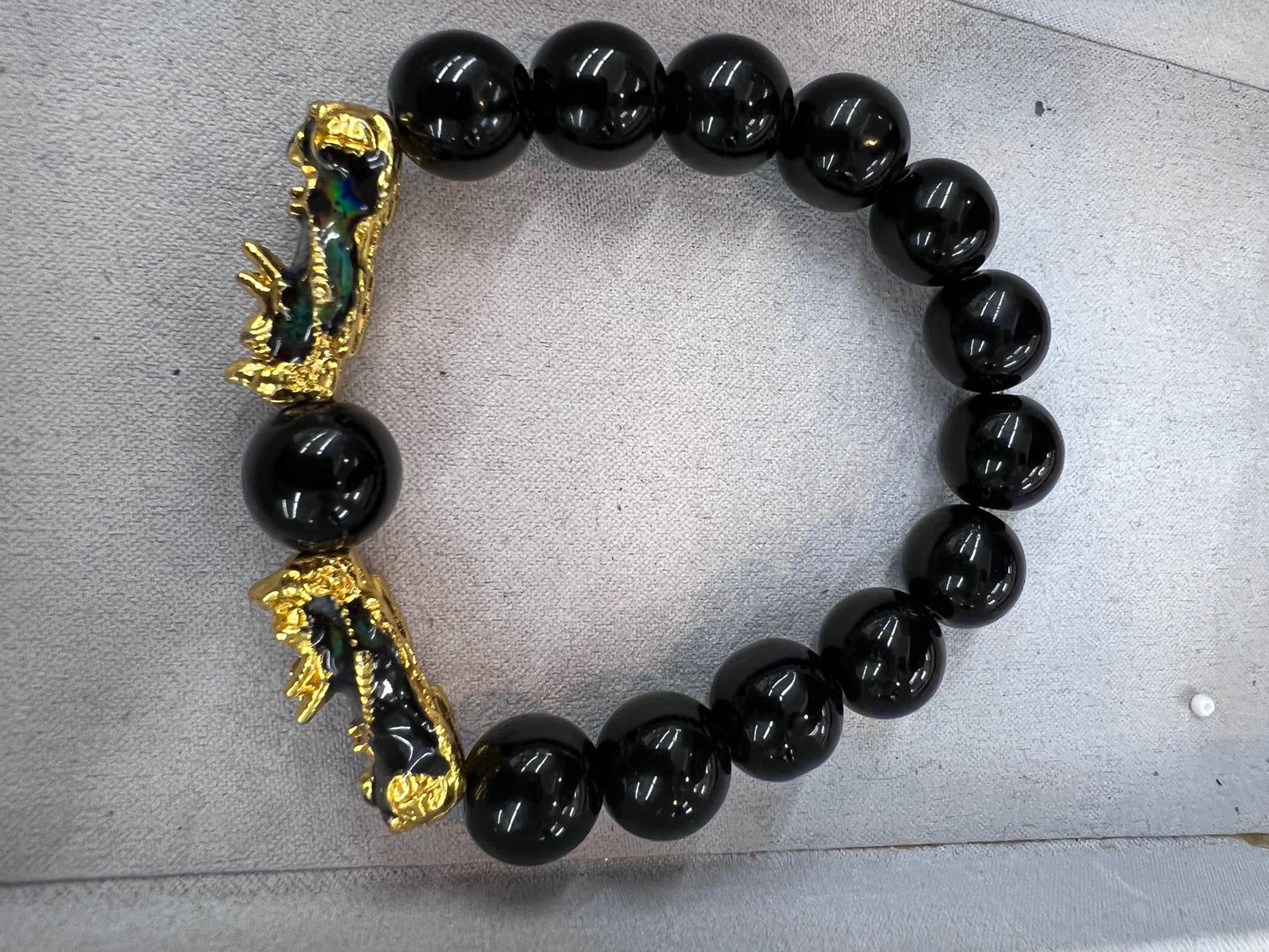 Black Beads with two pixel and no Code        SHIPPING & TAX IS INCLUDED